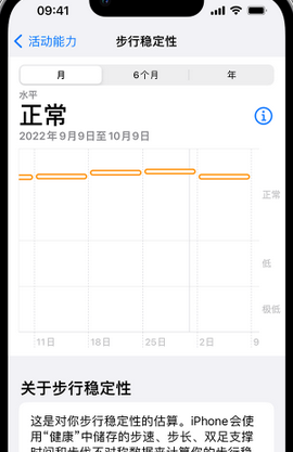 兰西iPhone手机维修如何在iPhone开启'步行稳定性通知'