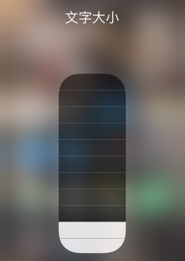 兰西苹果手机维修分享小技巧：在 iPhone 控制中心快速调节字体大小 