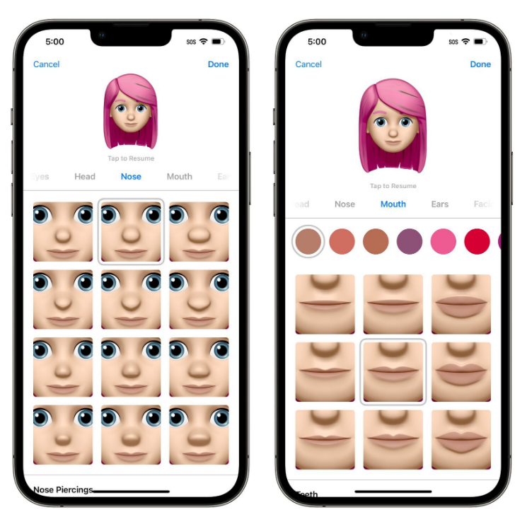 兰西苹果手机维修分享​iOS 16中的拟我表情有了哪些变化和升级 