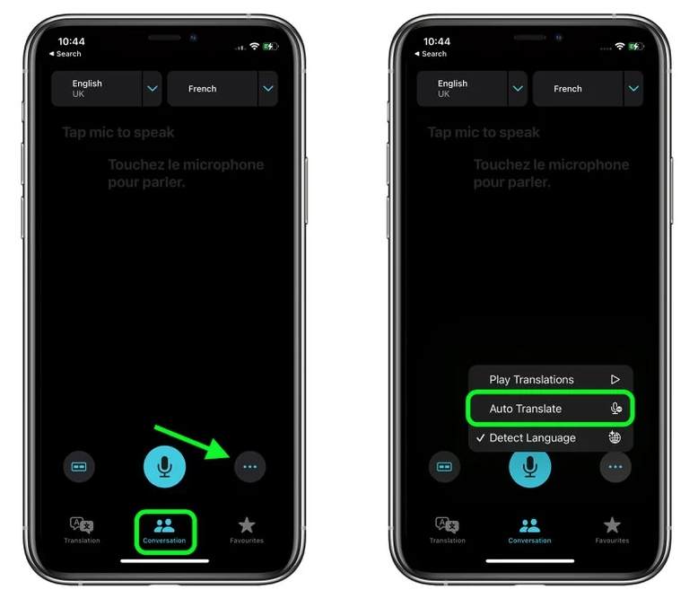 兰西苹果手机维修分享iOS 15 “翻译” App 新改进 